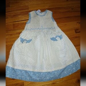 Cotton Dress April Cornell Girl Size 2 Vintage and Unique